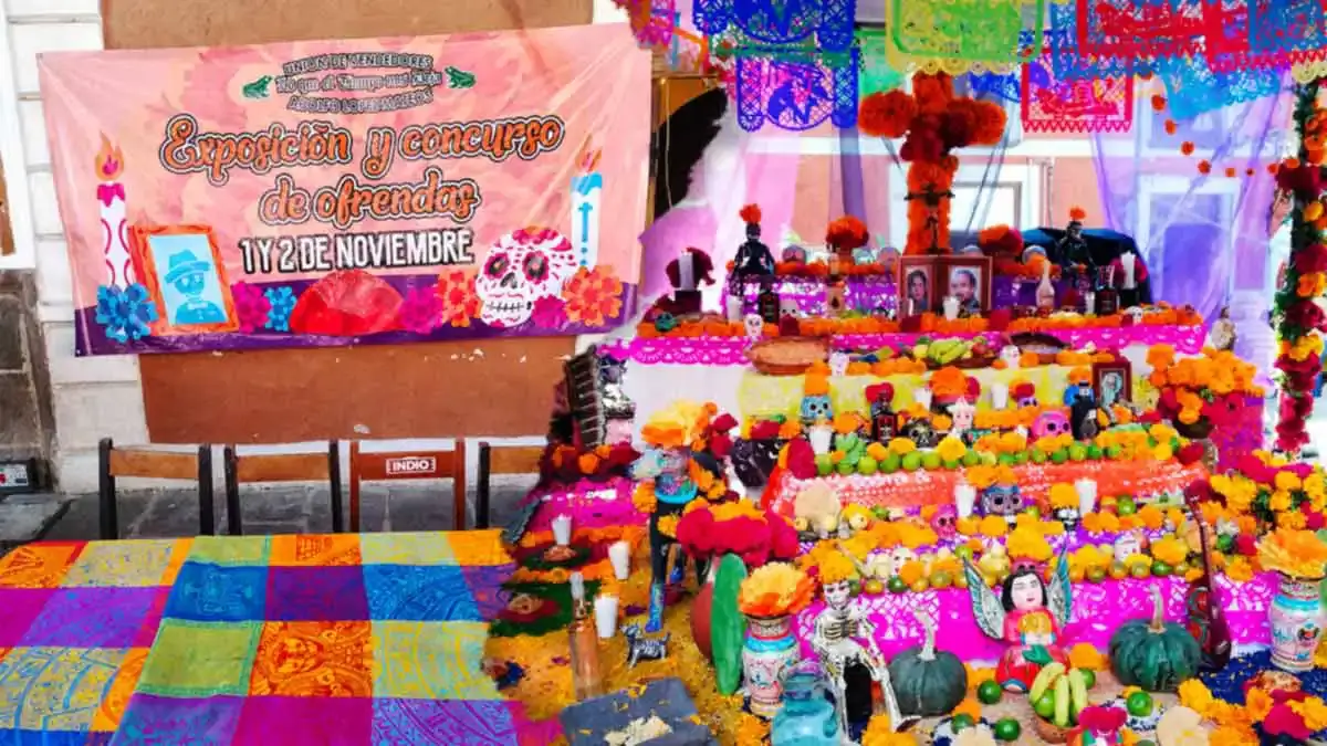 Habrá concurso de ofrendas en Los Sapos del Centro Histórico de Puebla