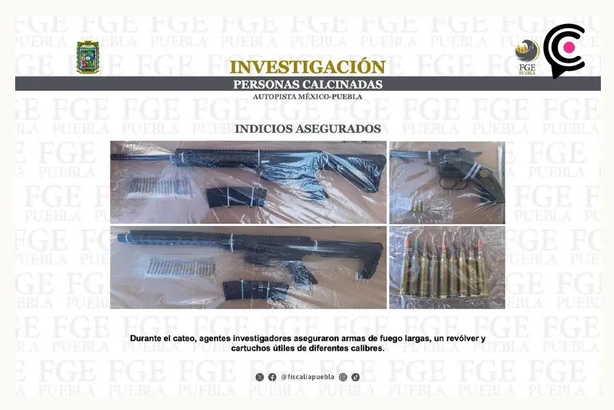 Detienen a implicados en el homicidio de los hombres calcinados en la autopista México-Puebla