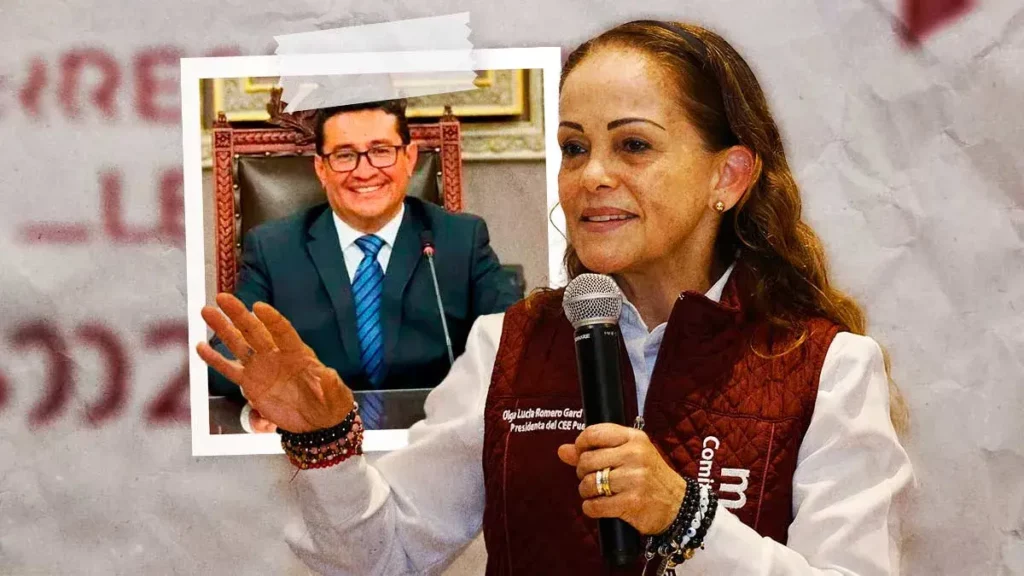 Olga Lucia Romero da su respaldo a Pavel Gaspar para dirigir Morena en Puebla