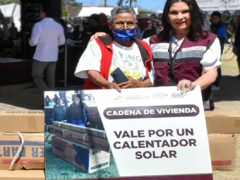 Más de 3,000 hogares en Texmelucan recibieron apoyo para mejorar sus viviendas