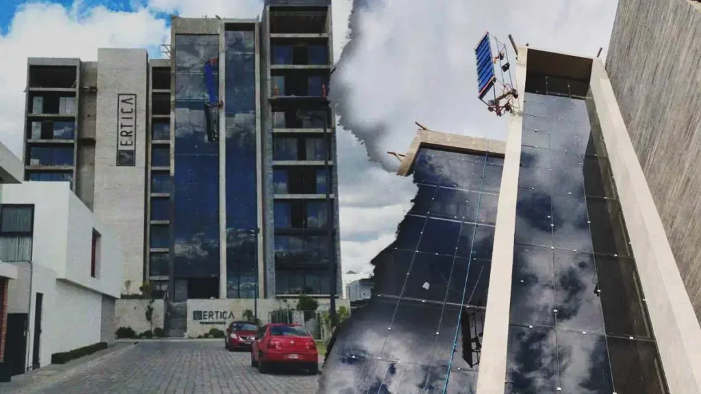 Tras caer de andamio en el octavo piso, dos albañiles murieron en Torre Vertica, Angelópolis