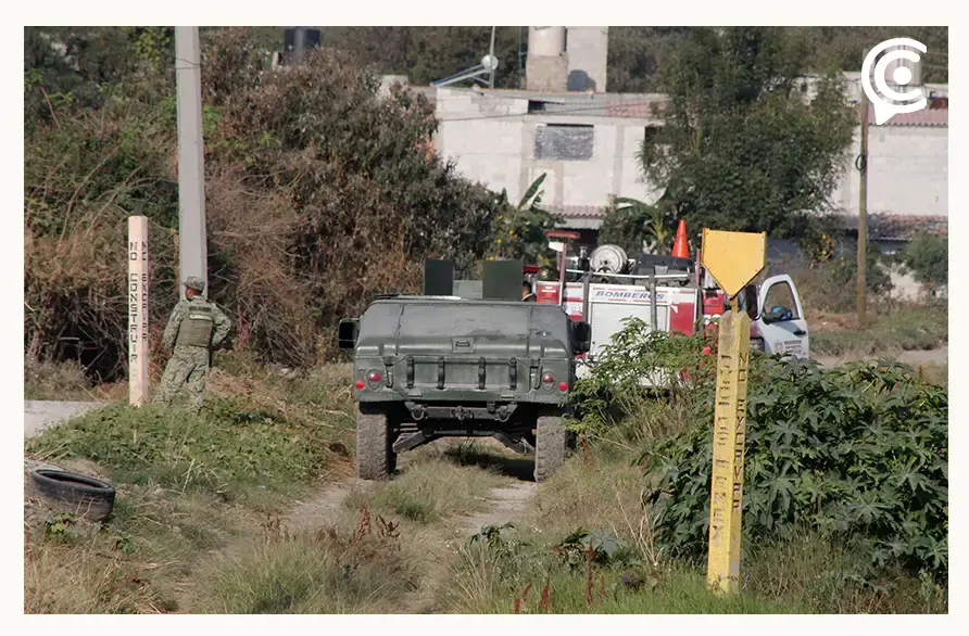 Huachigaseros escapan tras provocar fuga de gas en toma clandestina de Pemex en Texmelucan