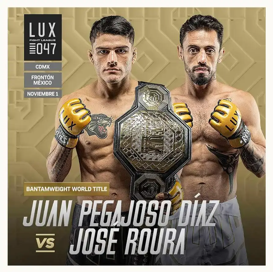 El poblano José Roura enfrentará a Juan “Pegajozo” Díaz en la Lux Fight League  