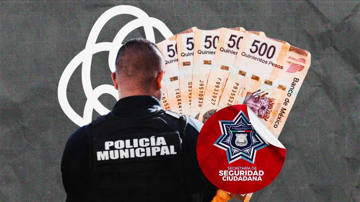 Policías municipales de Puebla reportan recorte de bono; SSC advierte que se atrasó el depósito