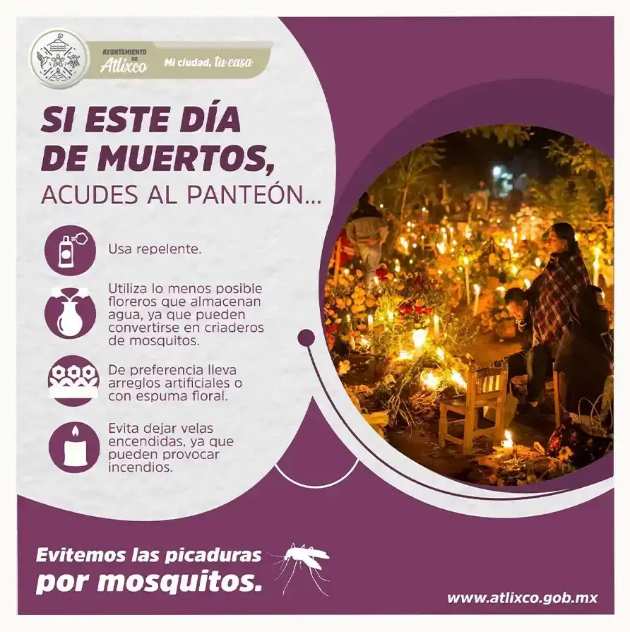 Celebra día de muertos en Atlixco; esto debes hacer al visitar el panteón municipal