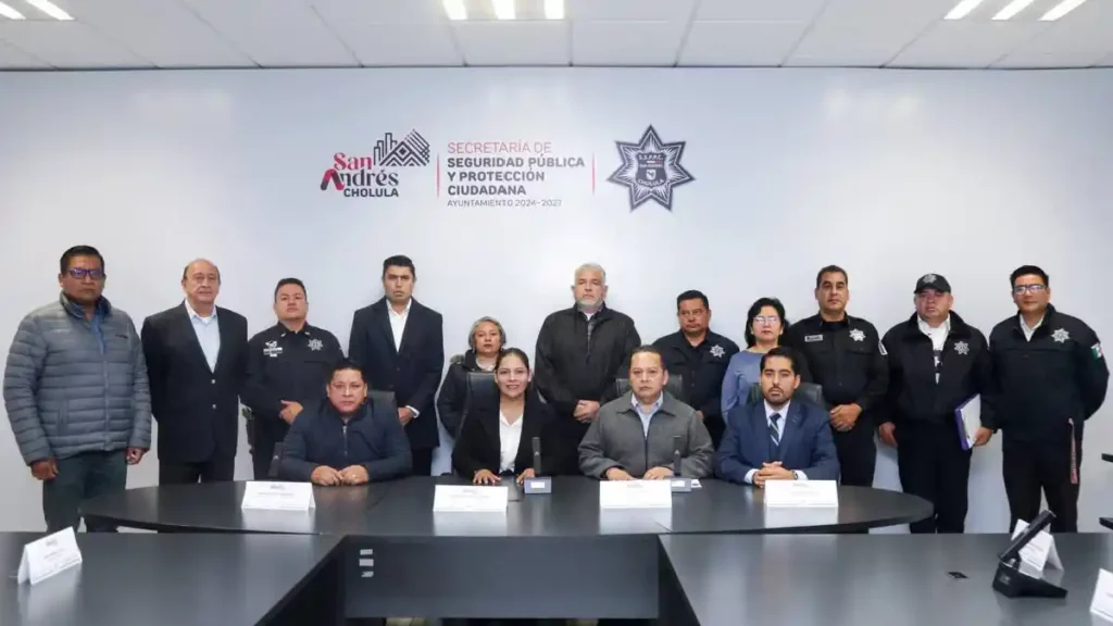 Instala Lupita Cuautle mesa de seguridad y justicia en San Andrés Cholula
