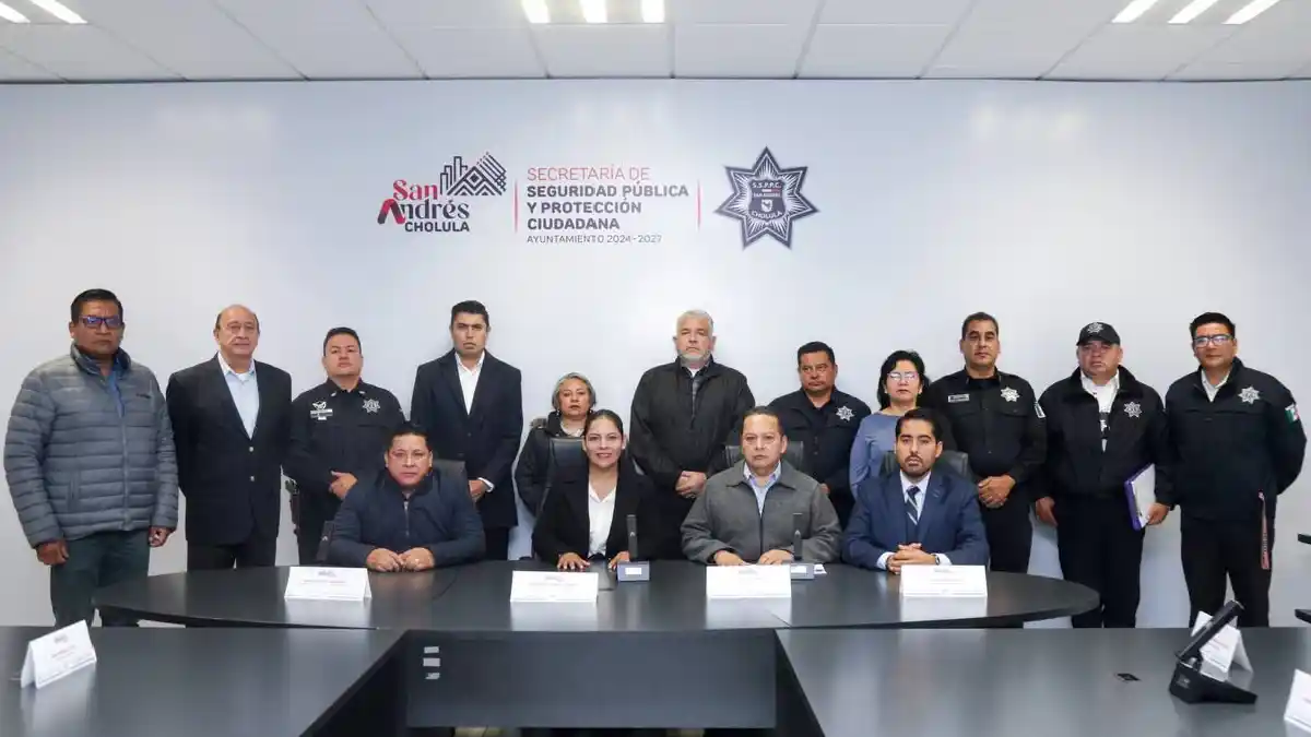 Instala Lupita Cuautle mesa de seguridad y justicia en San Andrés Cholula