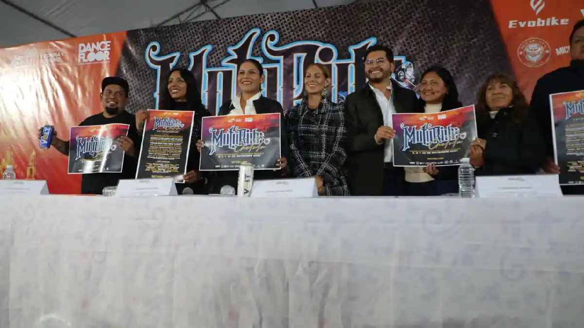 Presenta Lupita Cuautle tercera edición del motoride en San Andrés Cholula