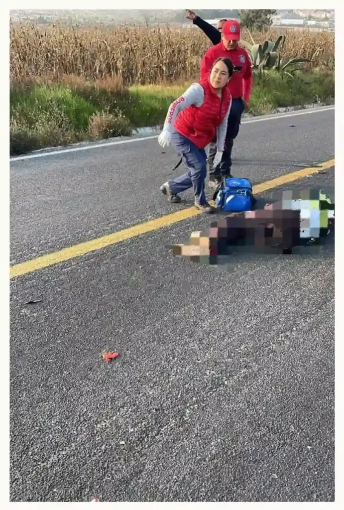 Ciclista murió atropellado en la carretera federal El Seco-Azumbilla, Puebla; el responsable huyó