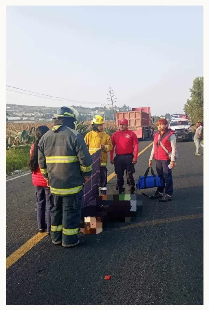 Ciclista murió atropellado en la carretera federal El Seco-Azumbilla, Puebla; el responsable huyó