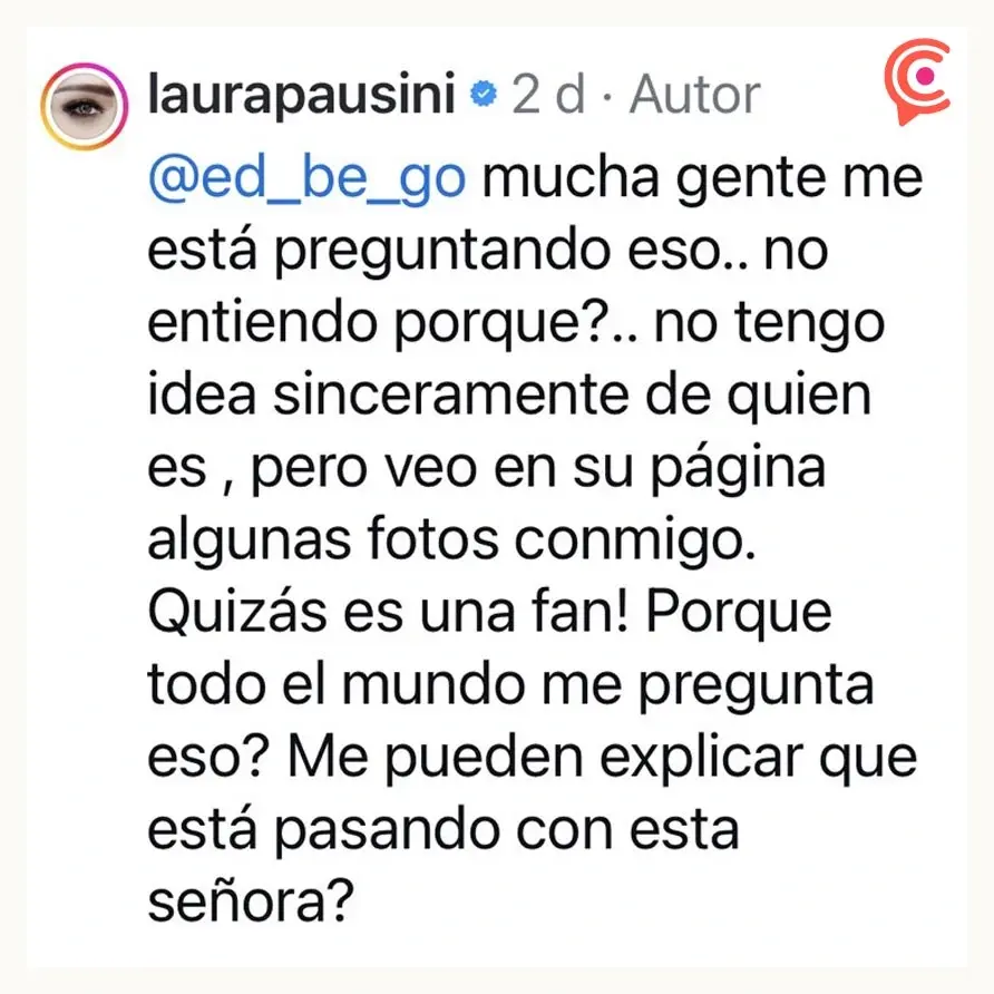 Laura Pausini desconoce supuesta amistad con Marilyn Cote
