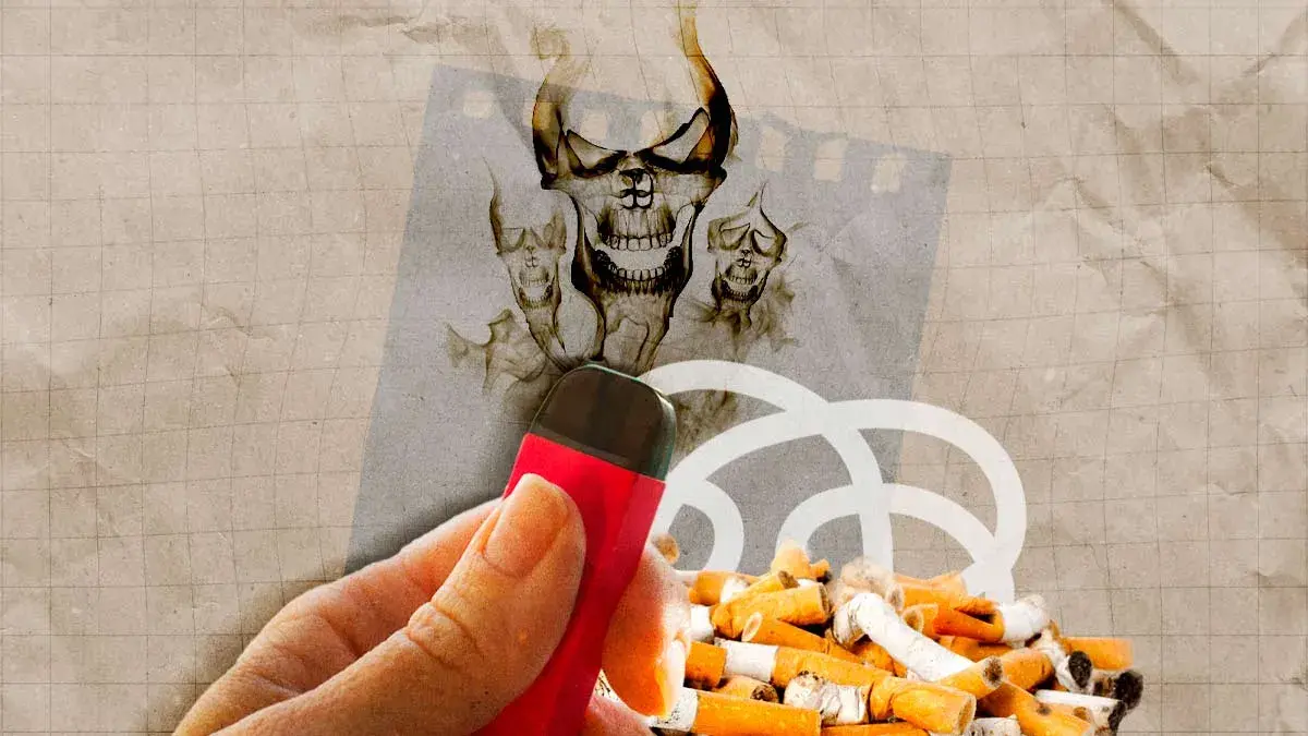 Daños causados por vapeadores equivale a fumar dos cajetillas de cigarros, advierte especialista