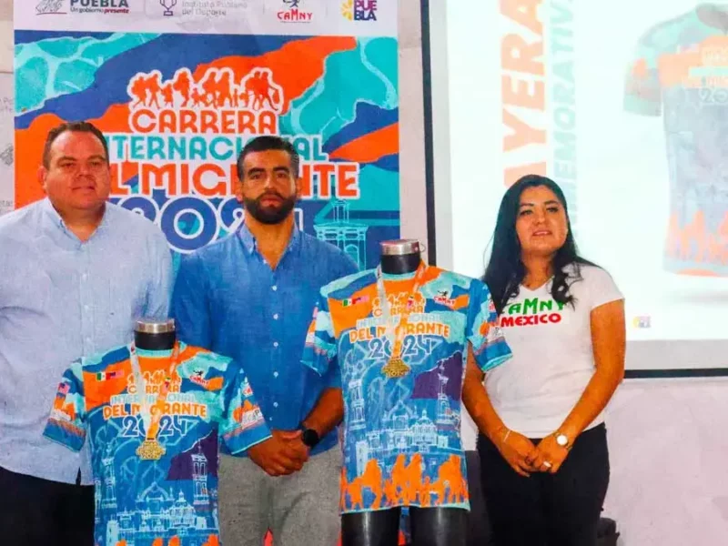 Inpode presenta la playera y medalla conmemorativa de la Carrera del Migrante 2024