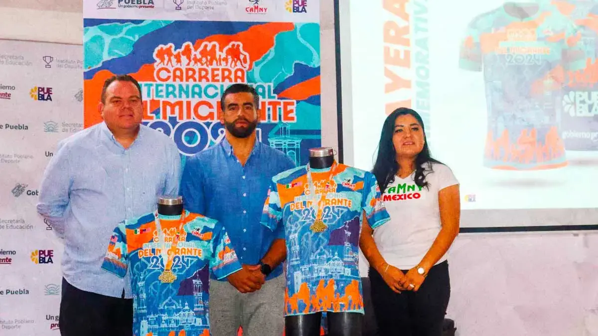 Inpode presenta la playera y medalla conmemorativa de la Carrera del Migrante 2024
