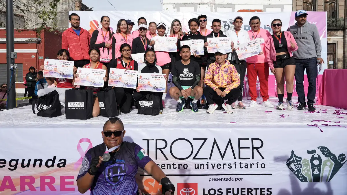 Un éxito la carrera con causa organizada por la Secretaría para la Igualdad Sustantiva de Género