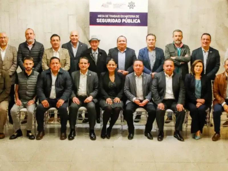 Encabeza Lupita Cuautle mesa de trabajo en materia de seguridad con organismos