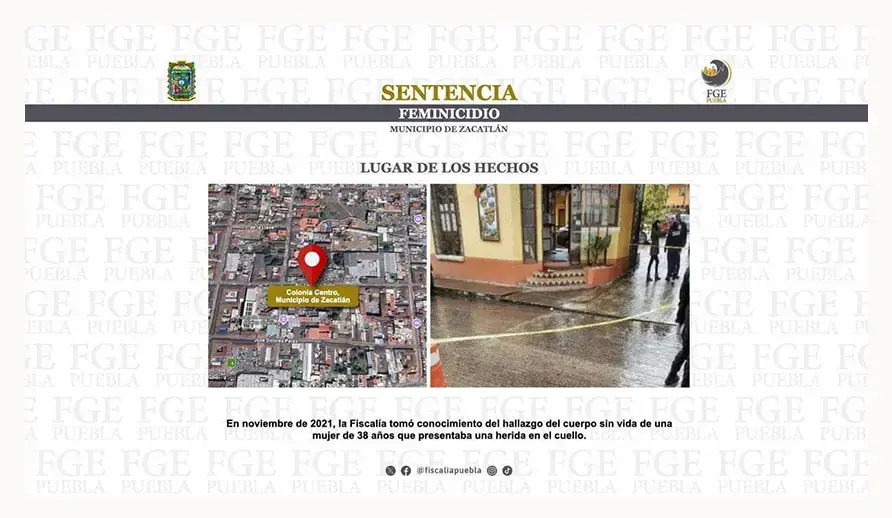 Sentencian al feminicida de Rosenda; era su exsuegra y la mató en Zacatlán  