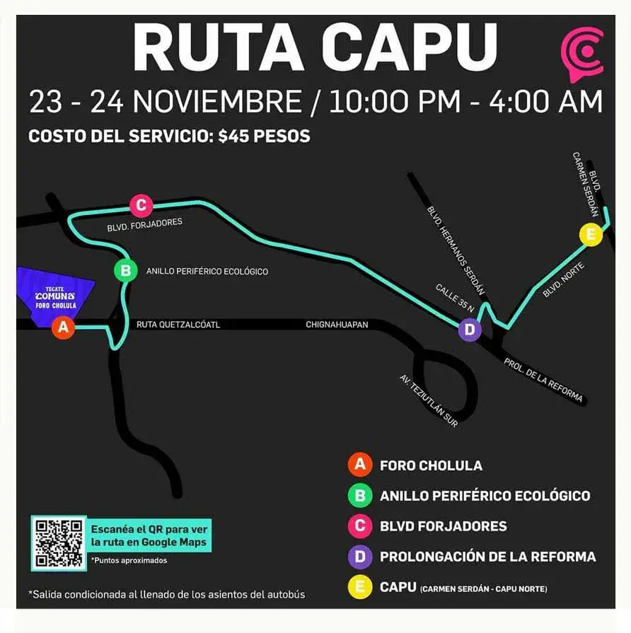 Habrá transporte público para el Tecate Comuna 2024; checa costos, rutas y horarios