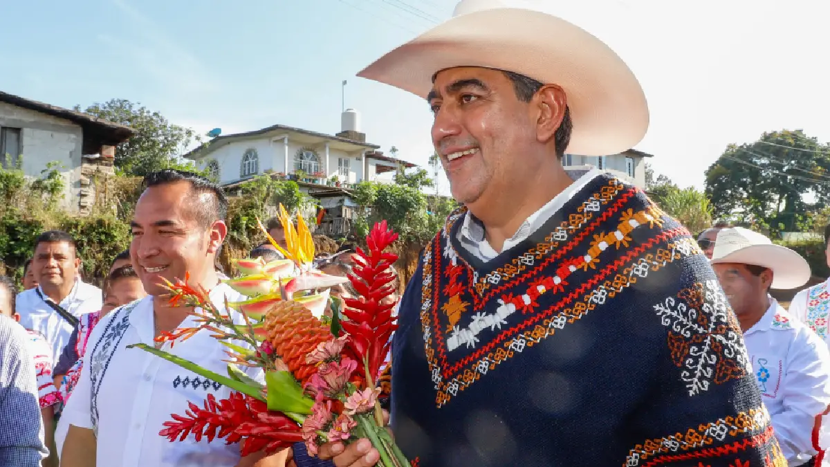 Deja huella gobierno estatal en todos los municipios de Puebla: Sergio Salomón