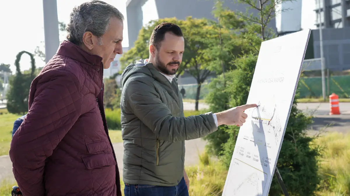 Supervisa Pepe Chedraui Mejoramiento Vial de la Avenida Osa Mayor