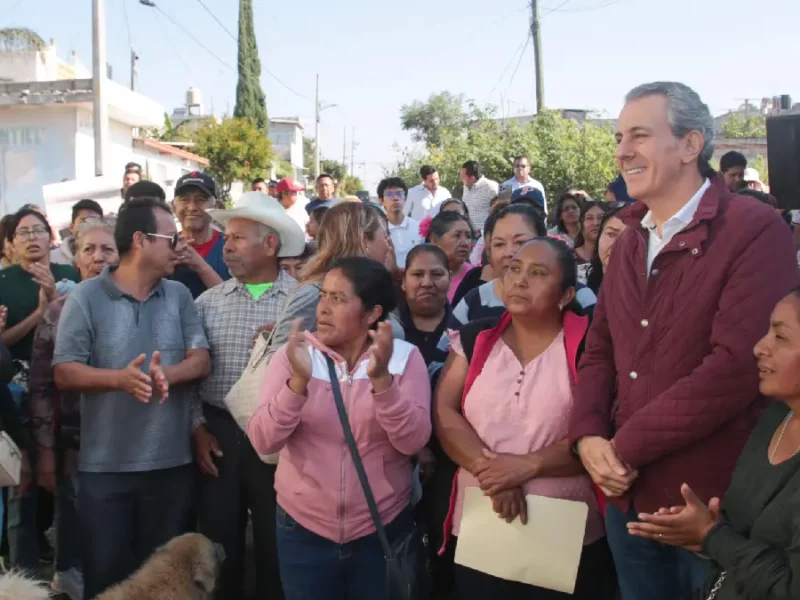 Dignificará Pepe Chedraui Vialidades de la colonia Valle del Paraíso