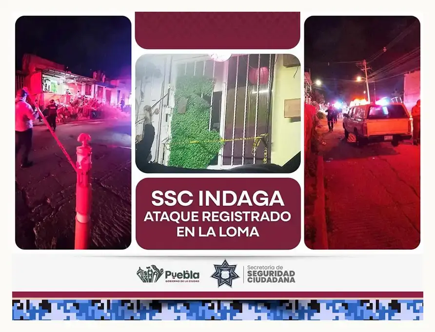 Víctimas de balacera en La Loma convivieron previamente con sus agresores: Policía Municipal de Puebla
