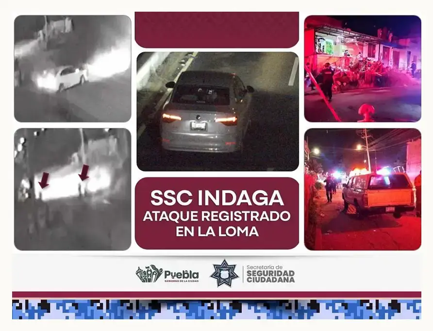 Víctimas de balacera en La Loma convivieron previamente con sus agresores: Policía Municipal de Puebla