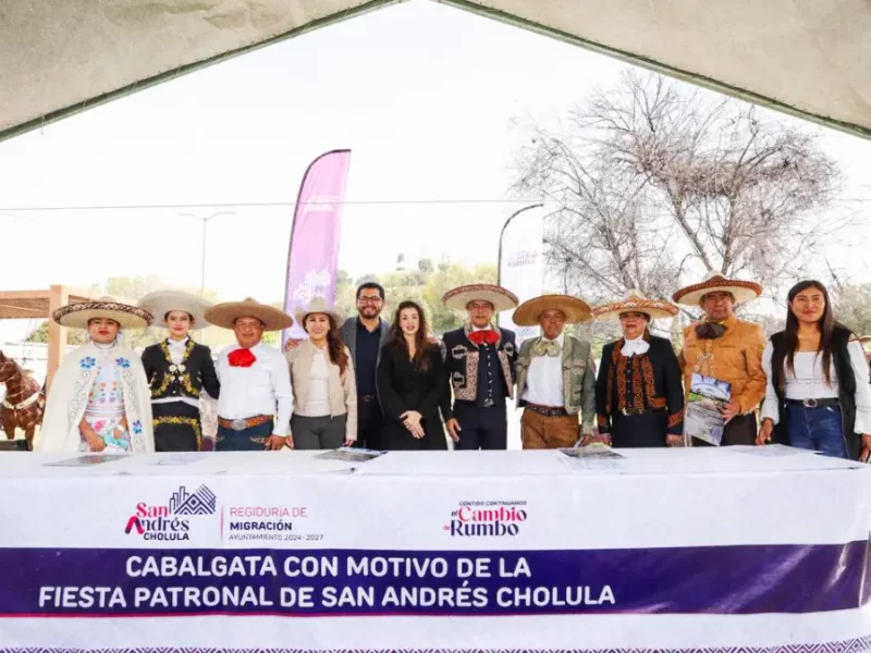 Invita Ayuntamiento de San Andrés Cholula a Cabalgata por aniversario de la Revolución Mexicana y las festividades de la Fiesta Patronal