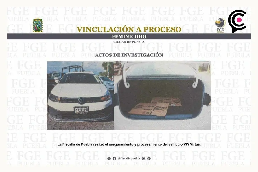 Vinculan a proceso a Miguel Guadalupe N. por el feminicidio de Bertha Alicia en Puebla