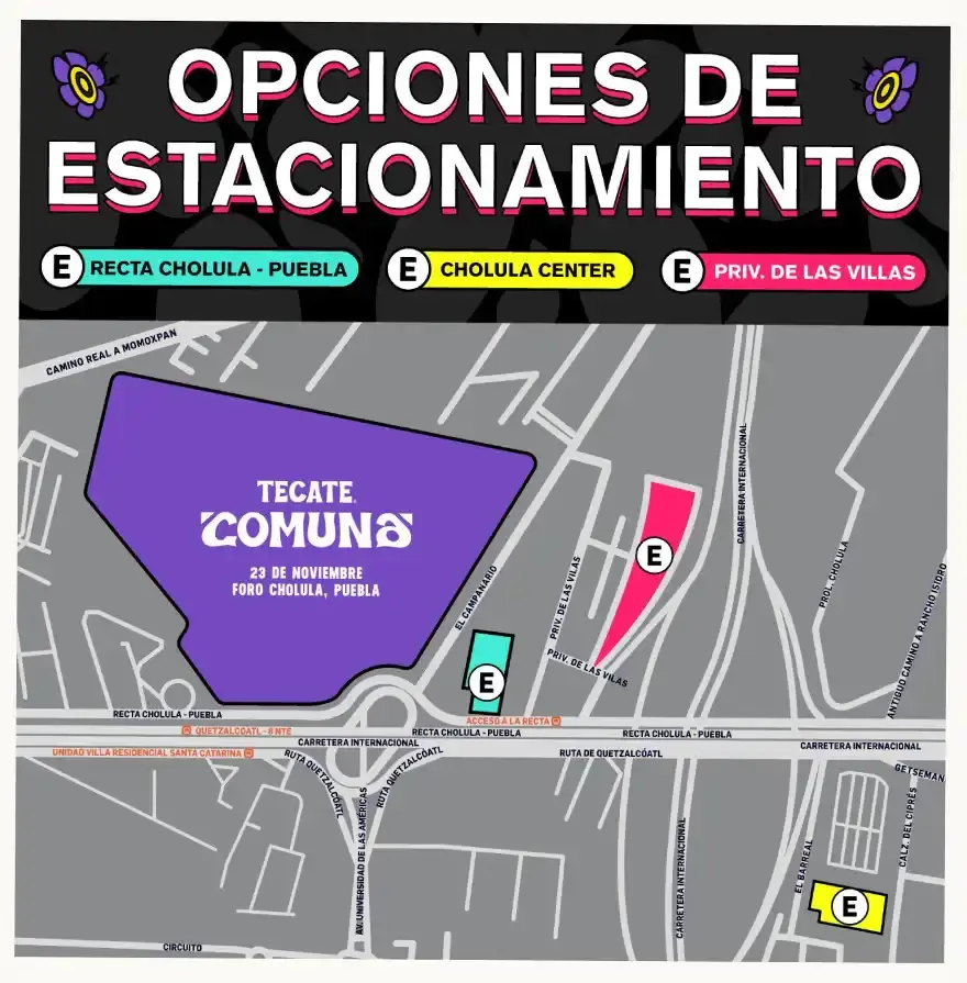 Si asistes al Tecate Comuna 2024, estos son los estacionamientos de la zona