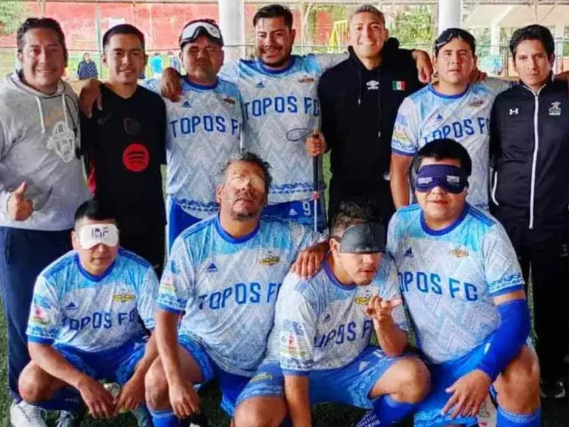 Topos FC avanza a semifinales de la Liga Nacional de Fútbol 5 para Ciegos 2024