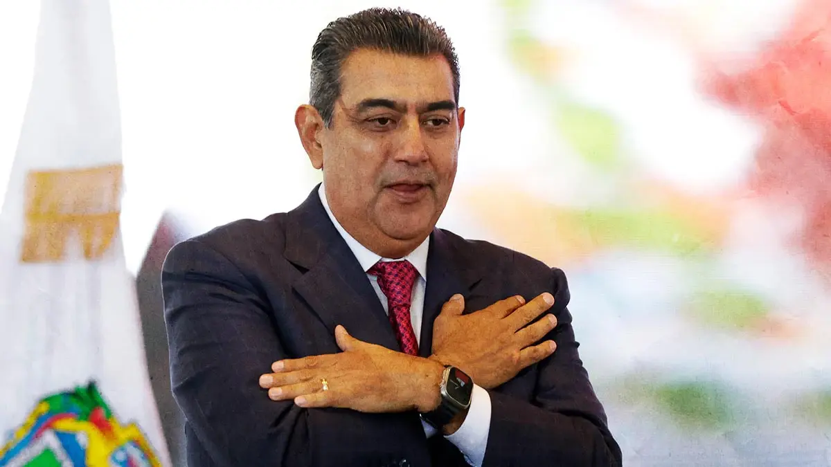 Gobernador de Puebla termina en el hospital tras presentar una reacción alérgica 