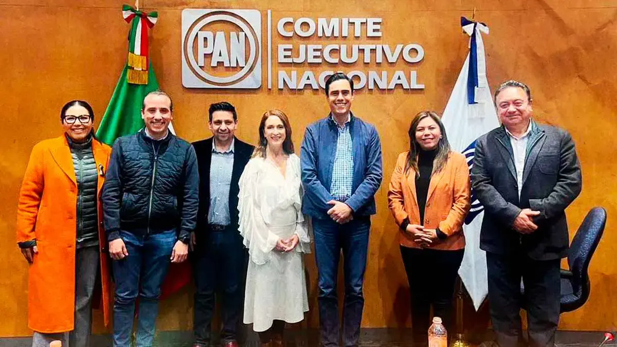 Mario Riestra y Felipe Velázquez acuerdan reglas por la dirigencia del PAN en Puebla