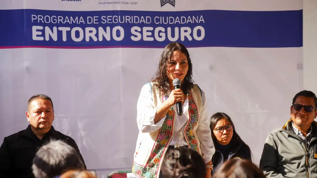 Anuncia Lupita Cuautle el inicio del programa “Entorno Seguro”