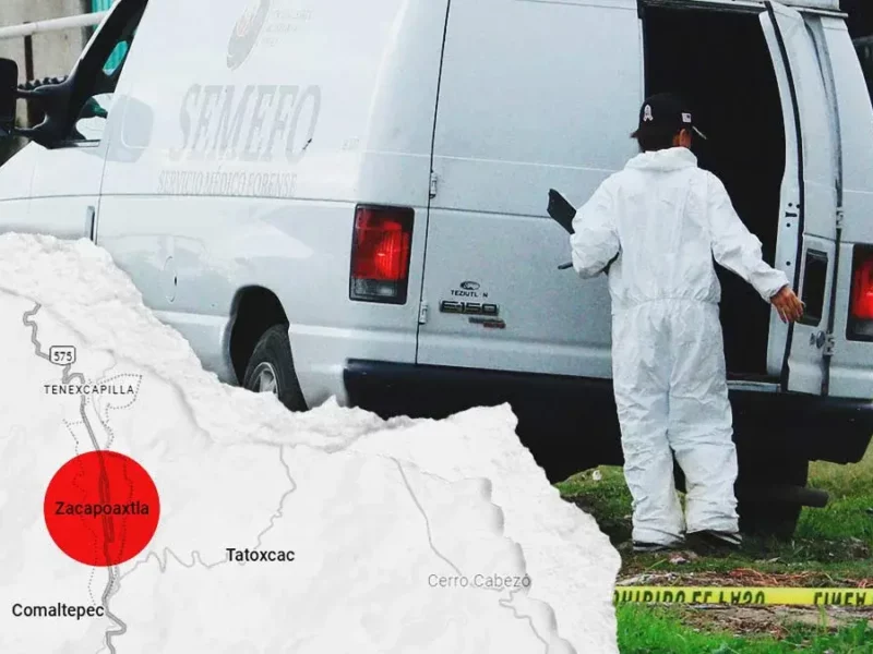 Matan a hombre con un machetazo en la cabeza en Zacapoaxtla, Puebla