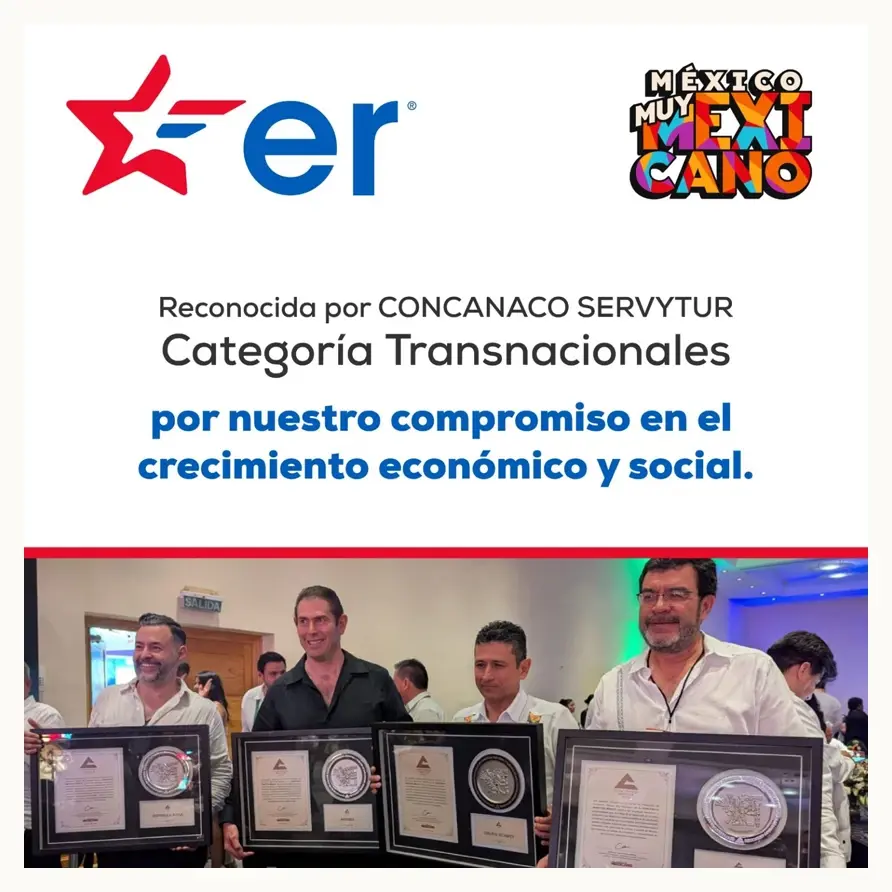 Concanaco Servytur México galardona a Grupo Estrella Roja por su impacto económico y social