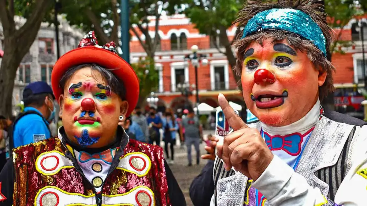 Payasos del Centro en Puebla piden al ayuntamiento permiso para regresar a las calles