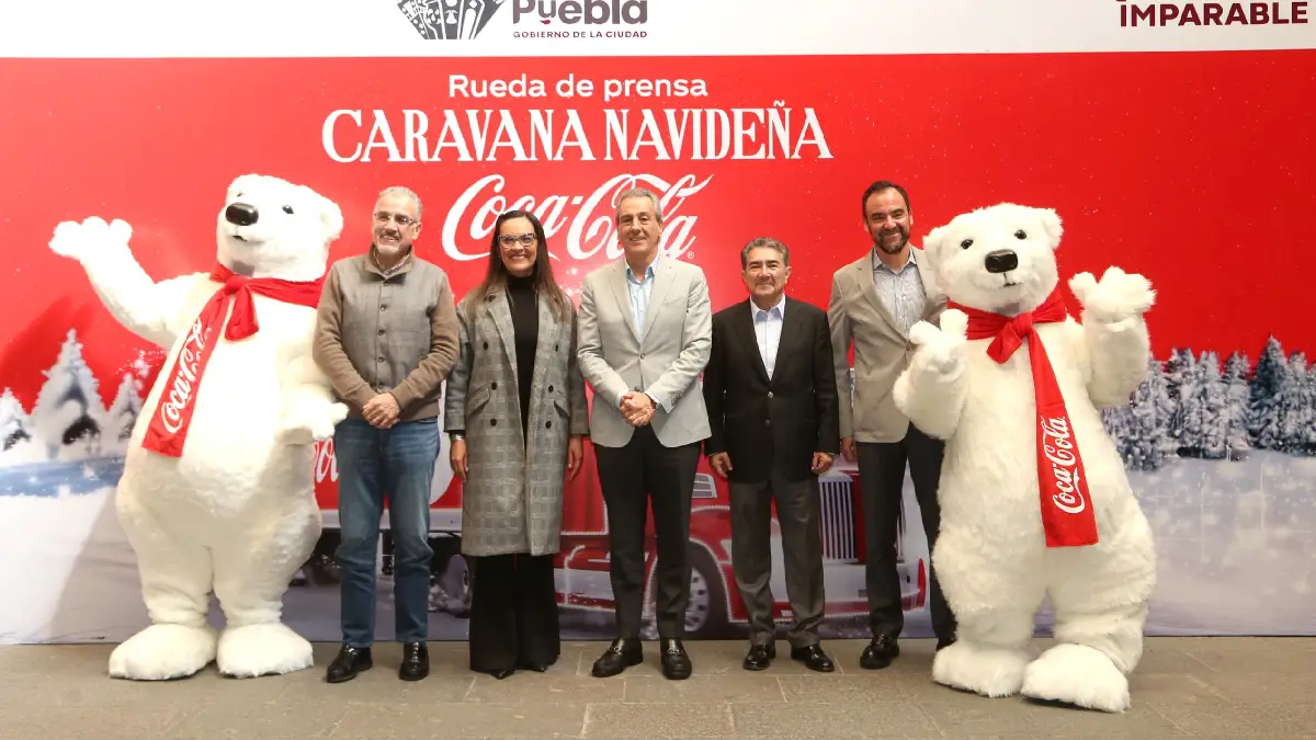 Invita Gobierno de la Ciudad a disfrutar de la Caravana Navideña Coca-Cola 2024