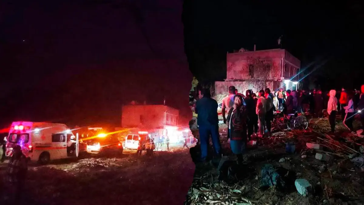 Explosión en taller de pirotecnia dejó dos muertos en Juan C. Bonilla 