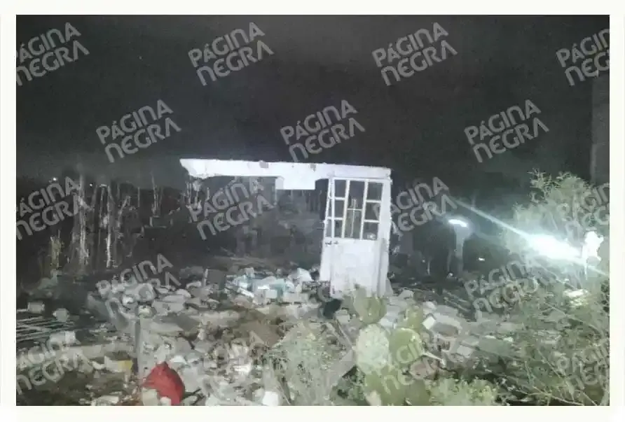 Explosión en taller de pirotecnia dejó dos muertos en Juan C. Bonilla 