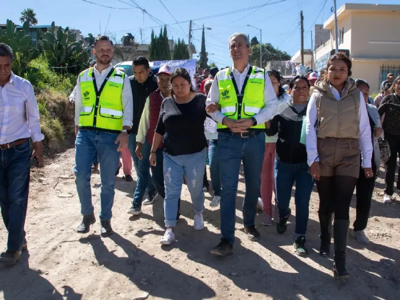 Impulsa Pepe Chedraui vialidades integrales en la Colonia Barranca Honda