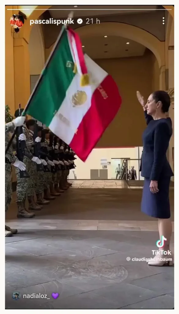 Pedro Pascal comparte video de Claudia Sheinbaum en su historia de Instagram