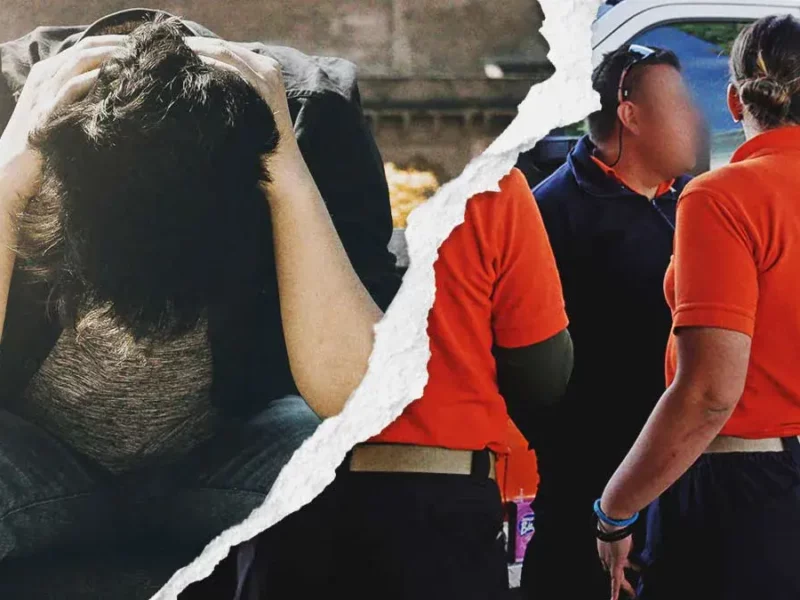 Abisai intentó lanzarse de puente en Tehuacán para quitarse la vida, protección civil lo detiene