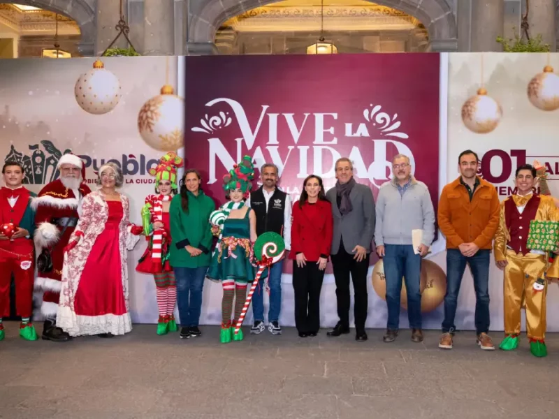 Presenta Gobierno de la Ciudad actividades del Festival Vive la Navidad