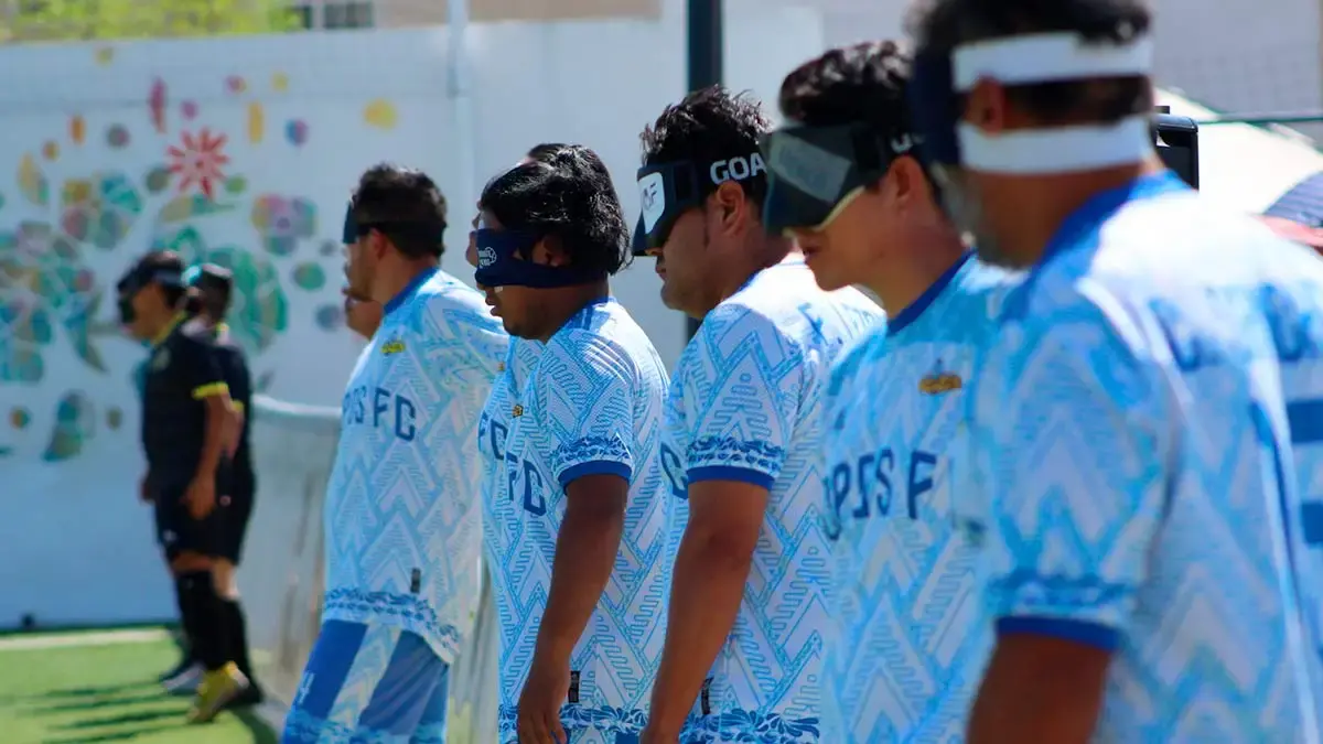 Topos FC listo para las semifinales de Liga Nacional de Fútbol 5 para Ciegos  