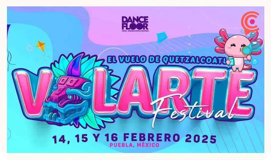 Volarte Festival regresa a Puebla en 2025 con su edición “El Vuelo de Quetzalcoatl”