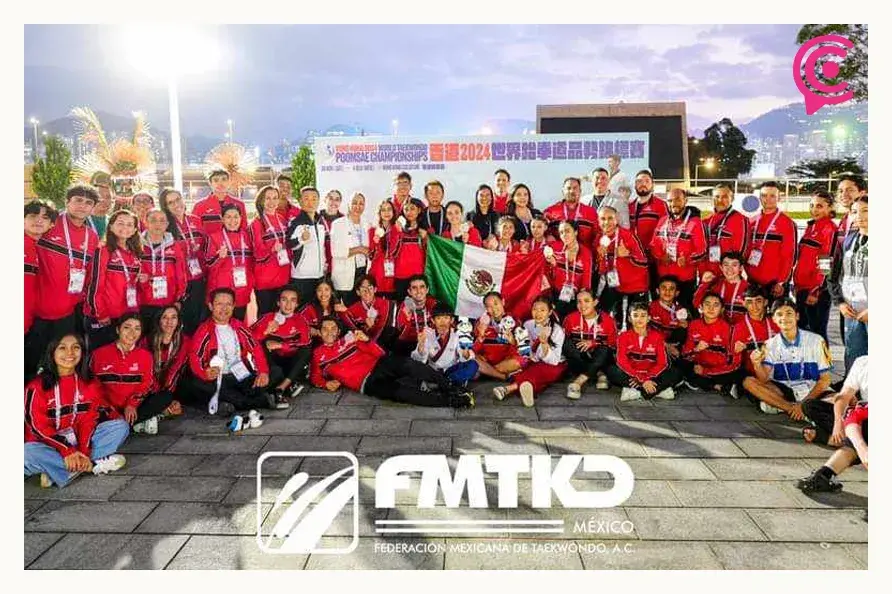 México obtiene nueve medallas en el Campeonato Mundial de Taekwondo Poomsae Hong Kong 2024