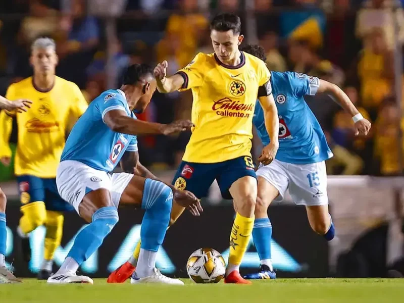 Club América y Cruz Azul empatan en la ida de semifinales del Apertura 2024