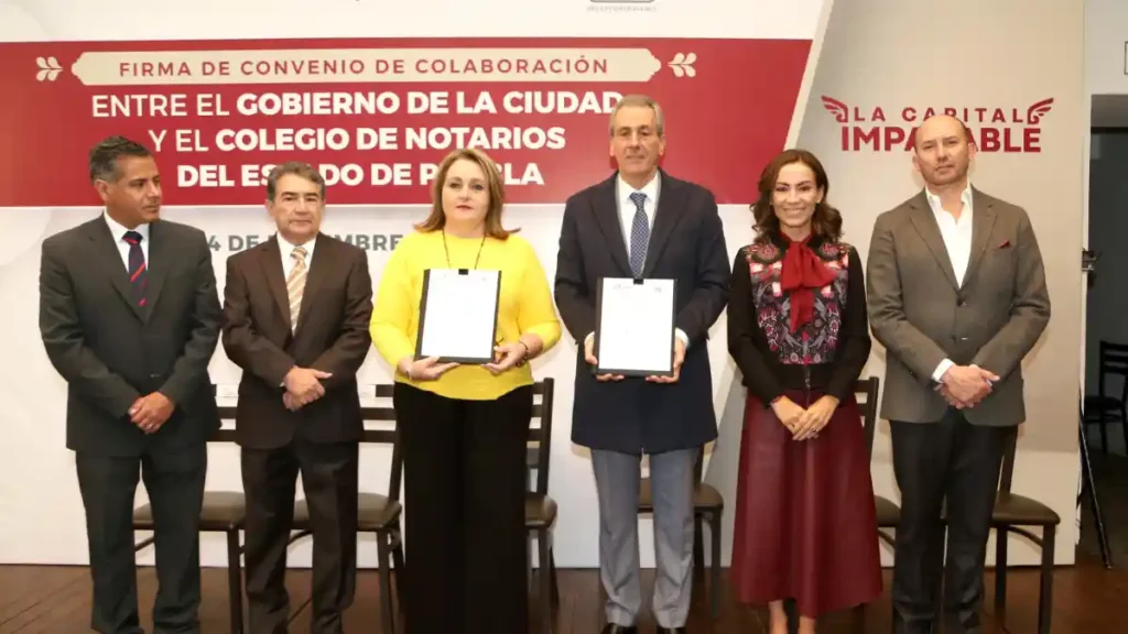 Gobierno de la Ciudad firma convenio de colaboración con el Colegio de Notarios
