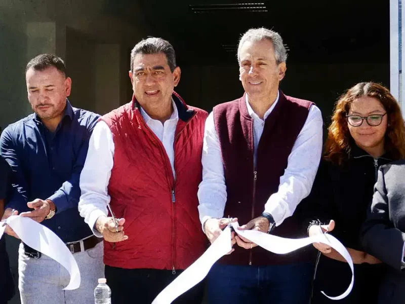 Sergio Salomón Céspedes inaugura cinco unidades deportivas al interior del estado de Puebla